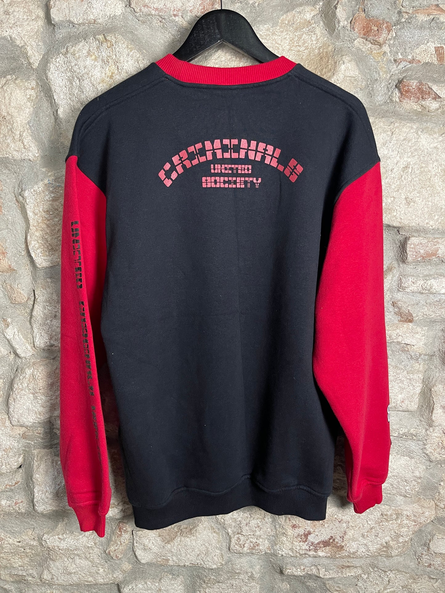 Pit Bull Germany Sweatshirt Black Red 2000s XL