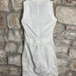 Y2K Sandwich Sleeveless Dress White XS