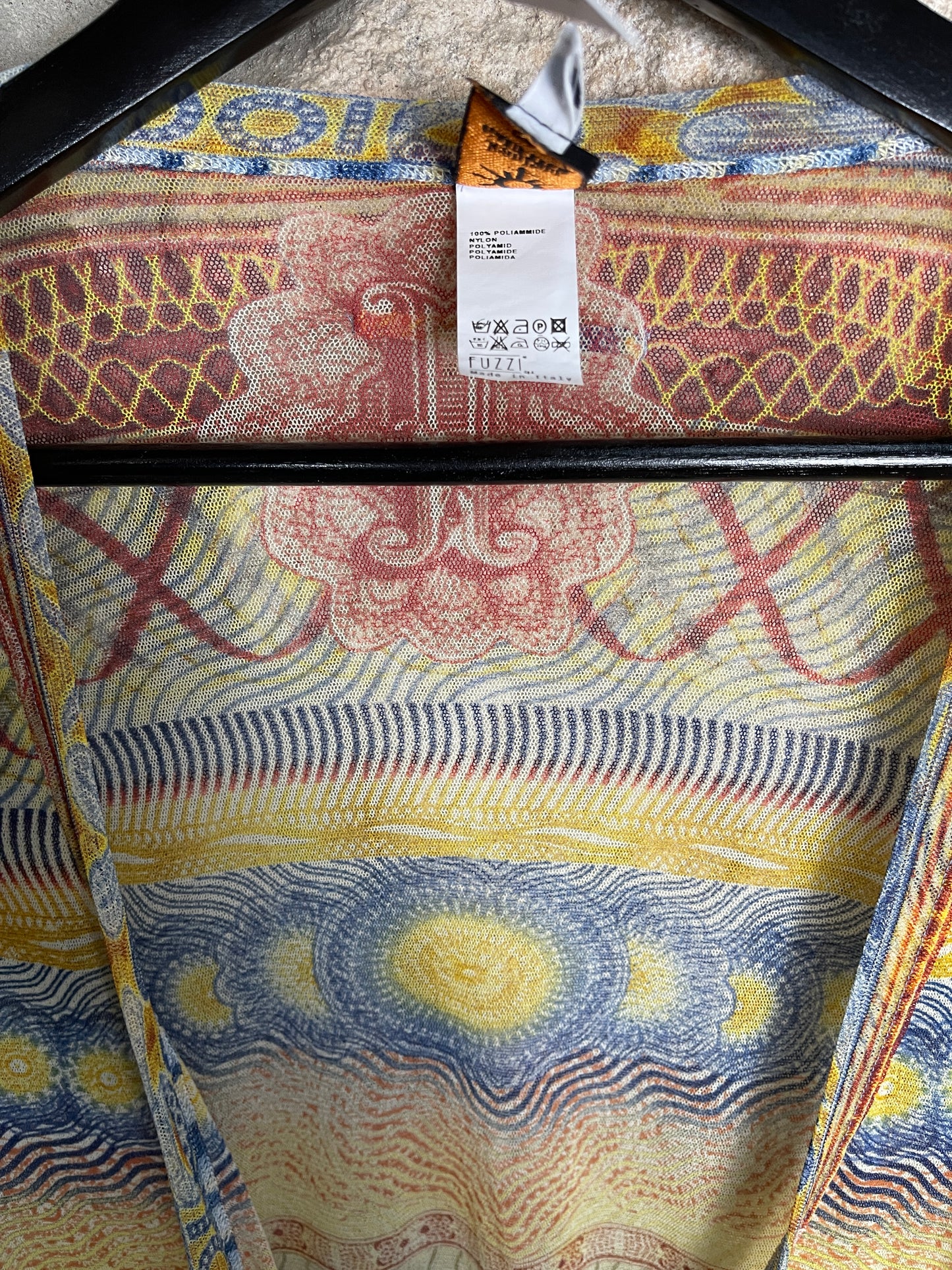 Y2K Jean Paul Gaultier Soleil Summer Long Sleeve Top Multicolor M