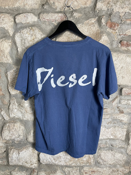 Y2K Diesel T-Shirt Blue L