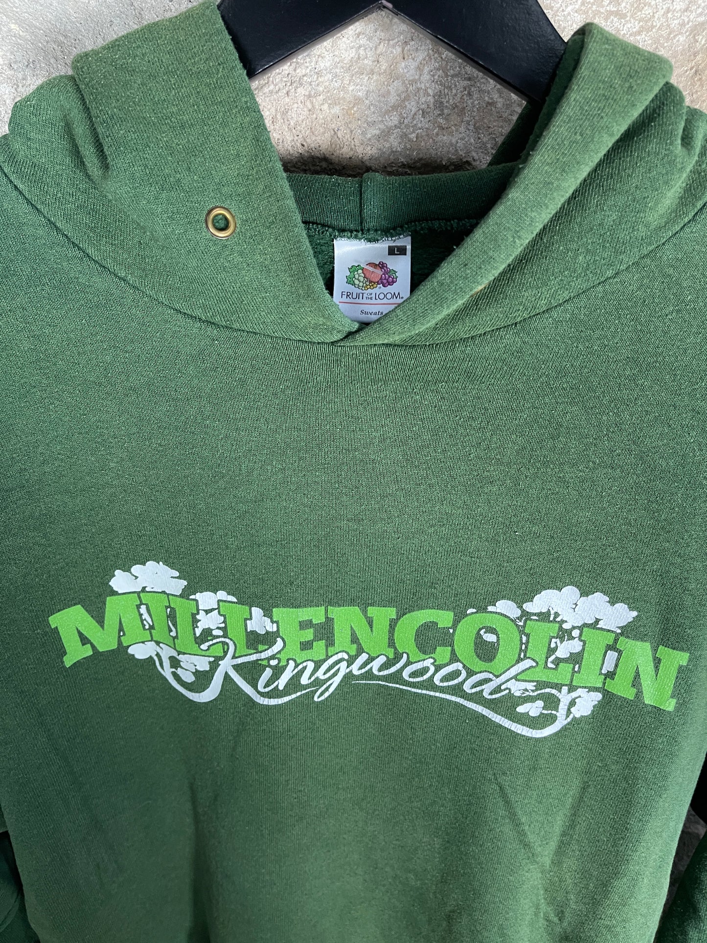 Vintage Millencolin Hoodie Green L