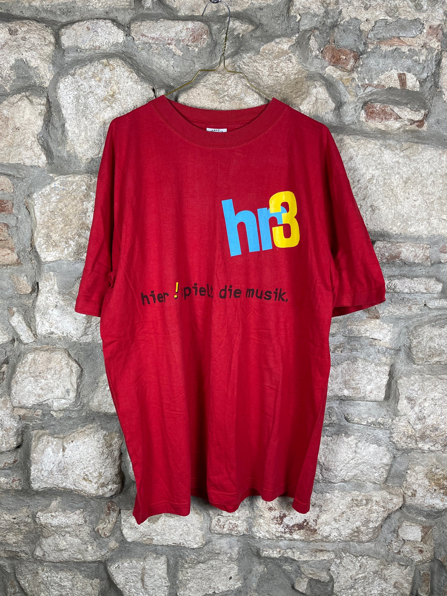 Vintage HR3 T-Shirt Red 90s XL