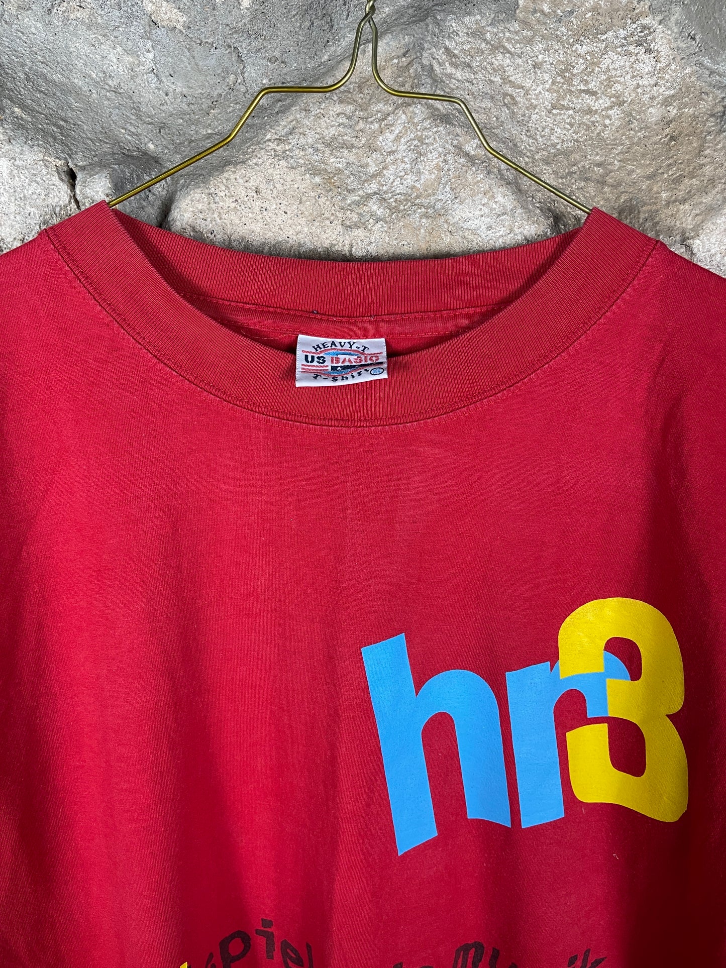 Vintage HR3 T-Shirt Red 90s XL