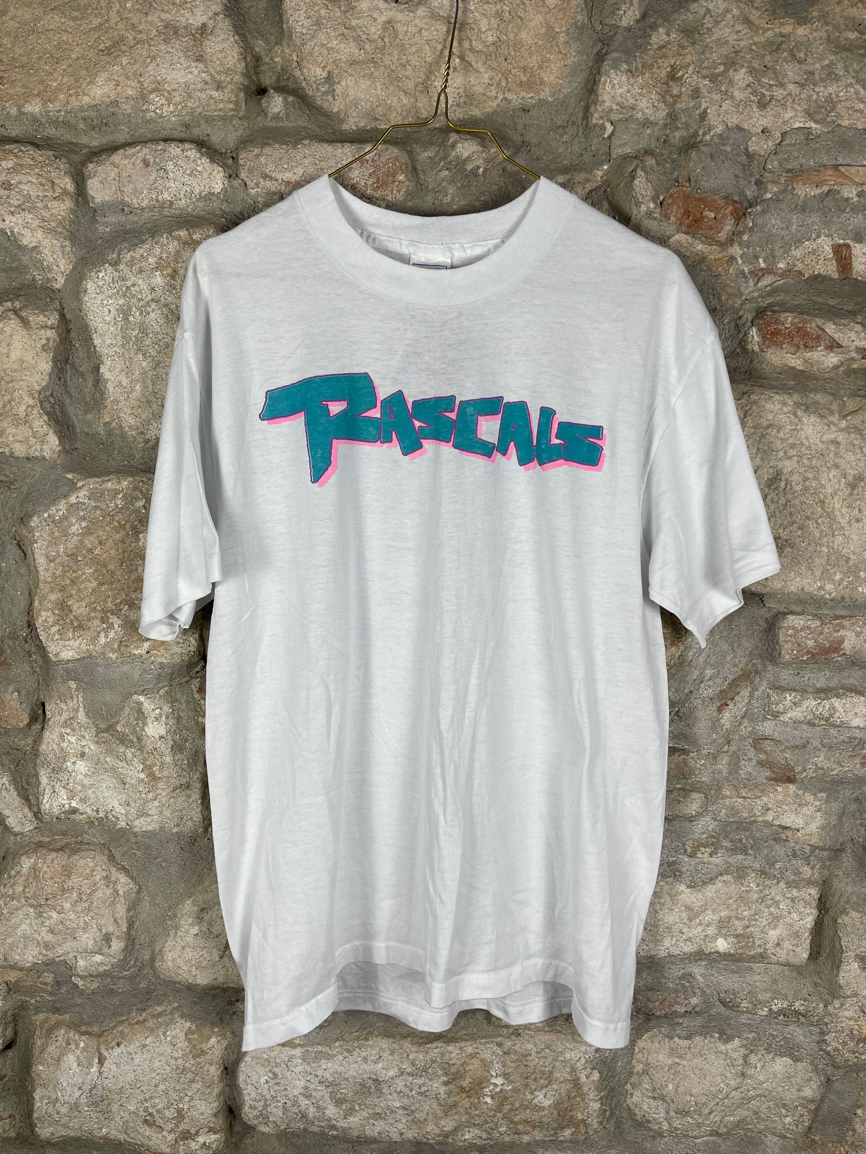 Vintage Rascals T-Shirt White 1988 L/XL