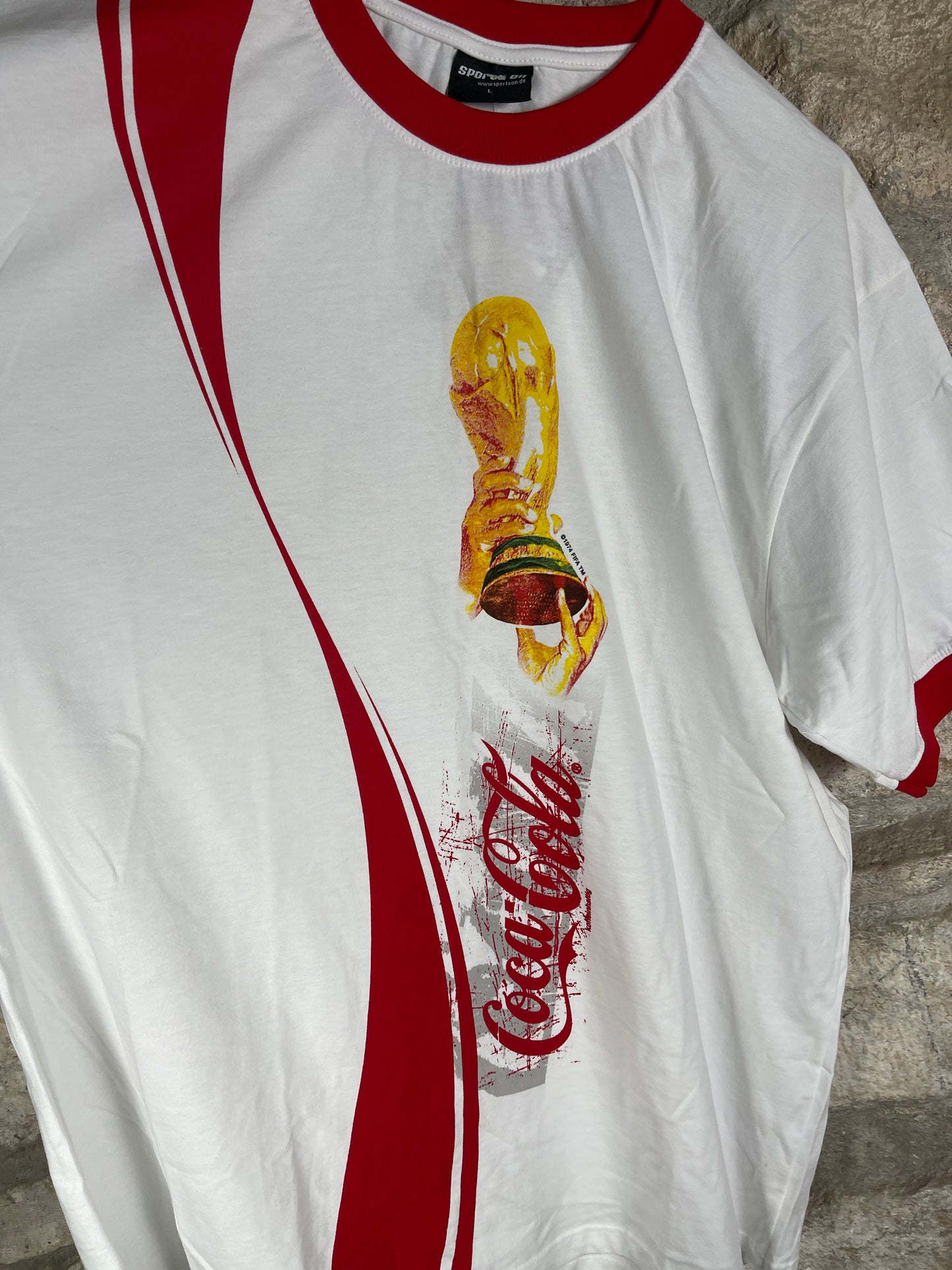Y2K Coca Cola Football T-shirt 2006