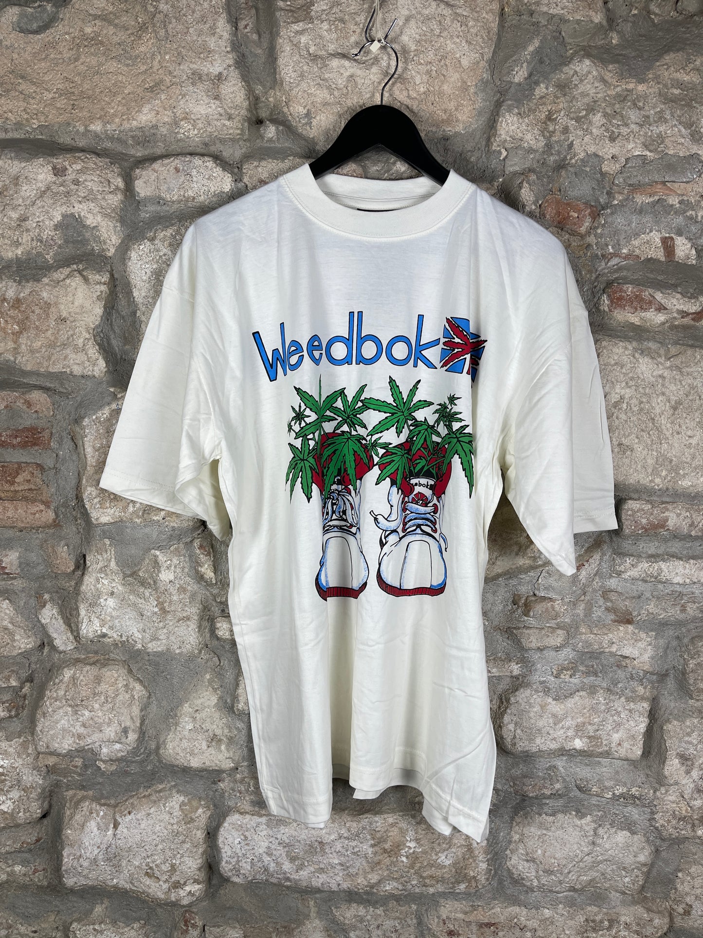 Vintage Weedbok T-Shirt Creme L