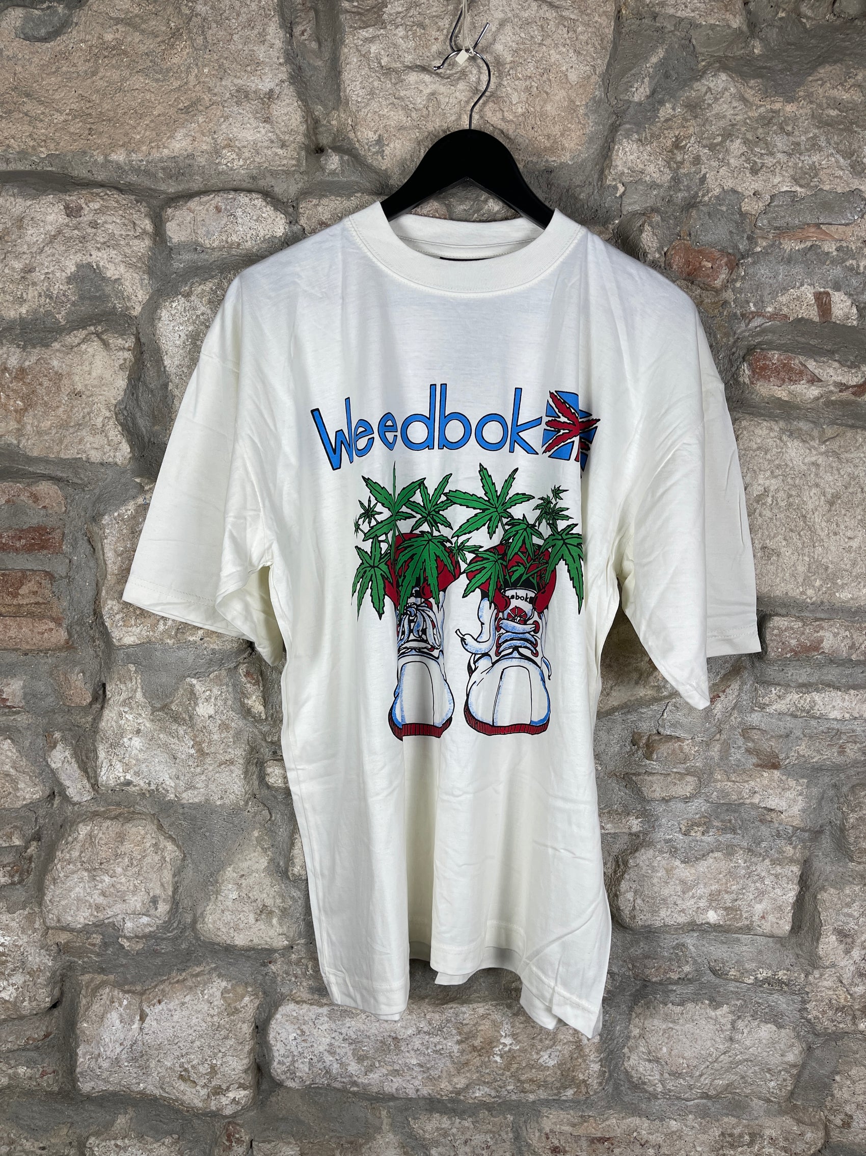 Vintage Weedbok T-Shirt Creme L