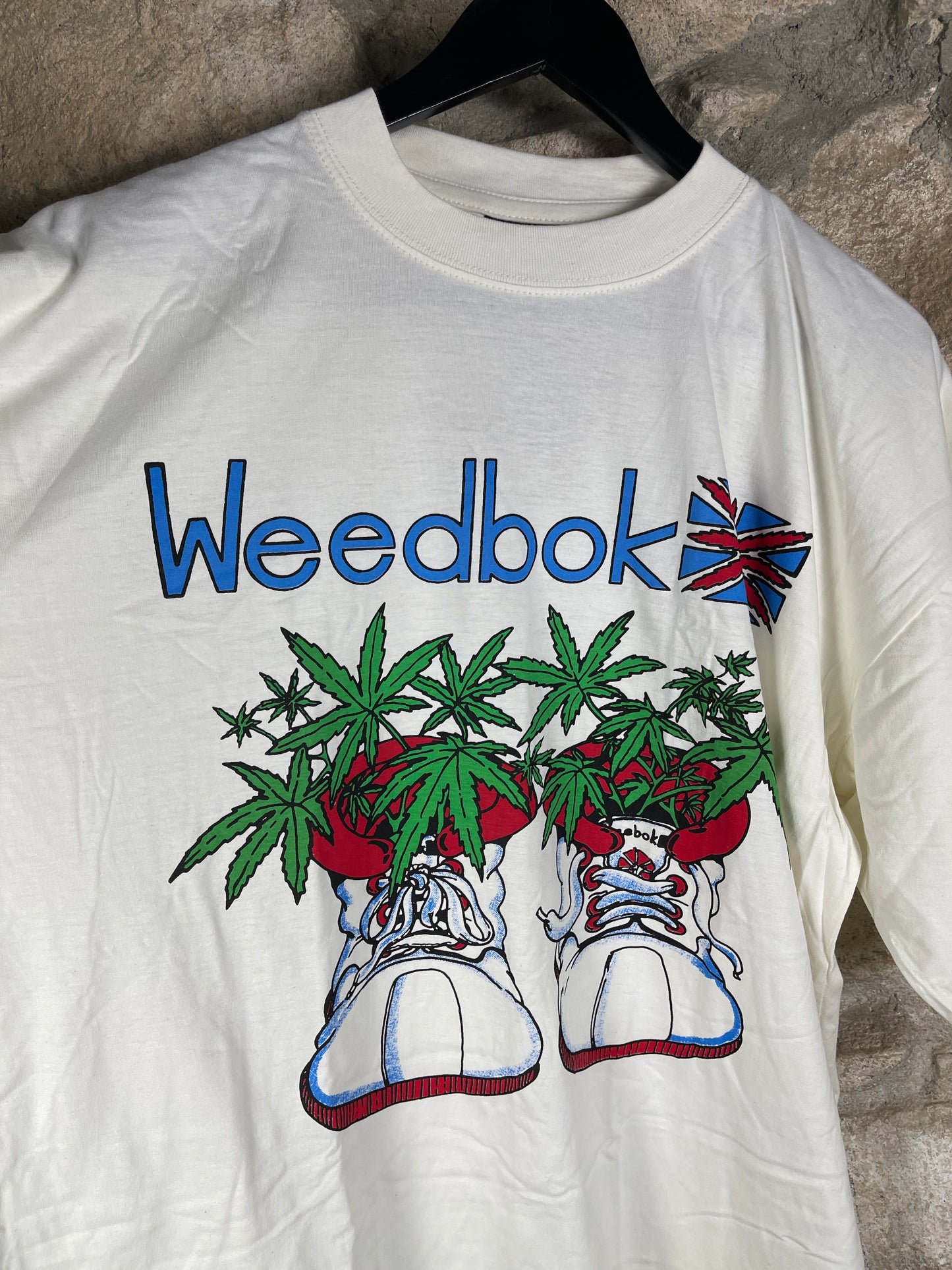 Vintage Weedbok T-Shirt Creme L
