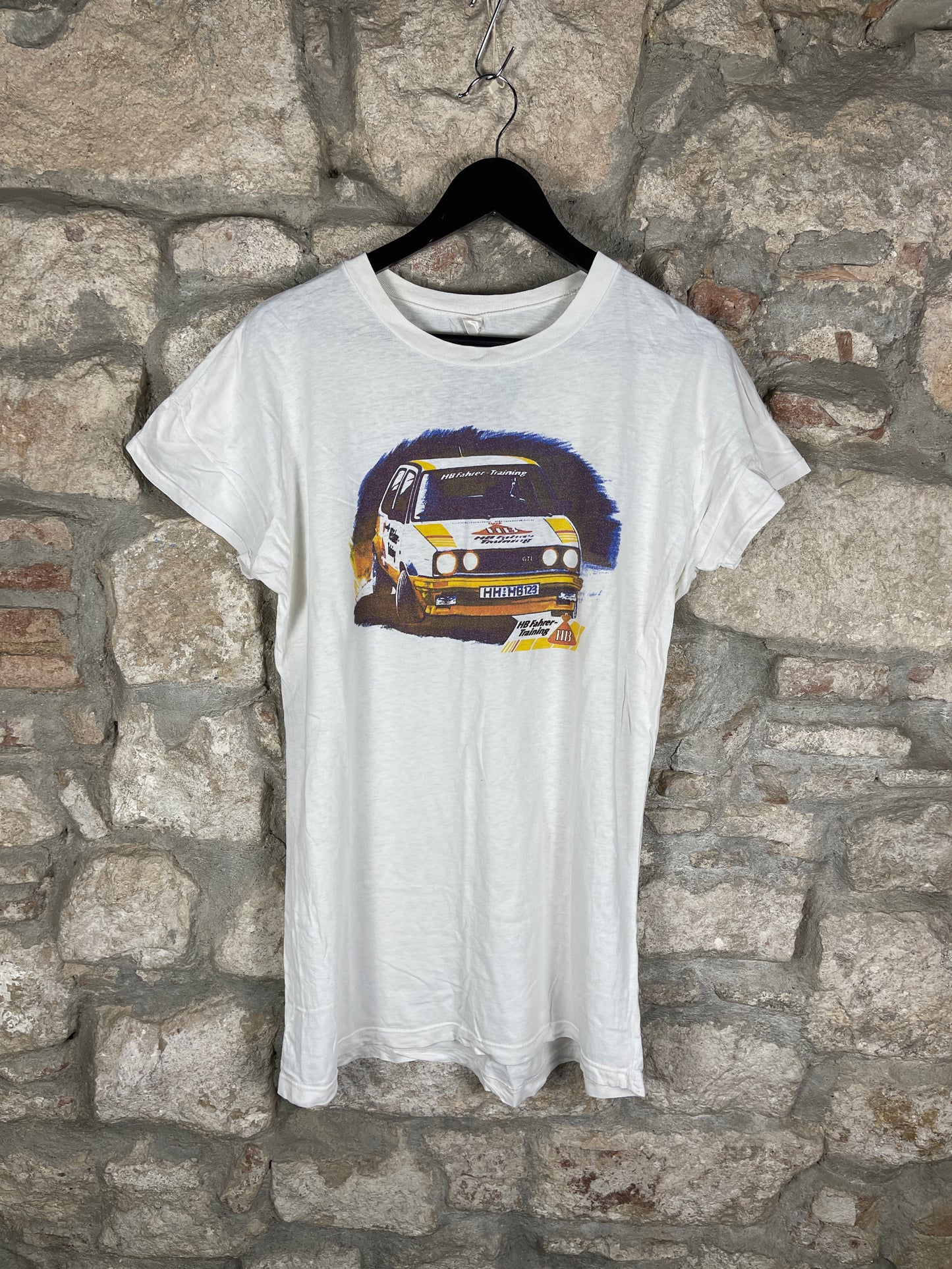 Vintage T-Shirt HB Cigarette Golf GTI White XL