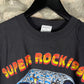 Vintage Super Rock T-Shirt Black 1990 L