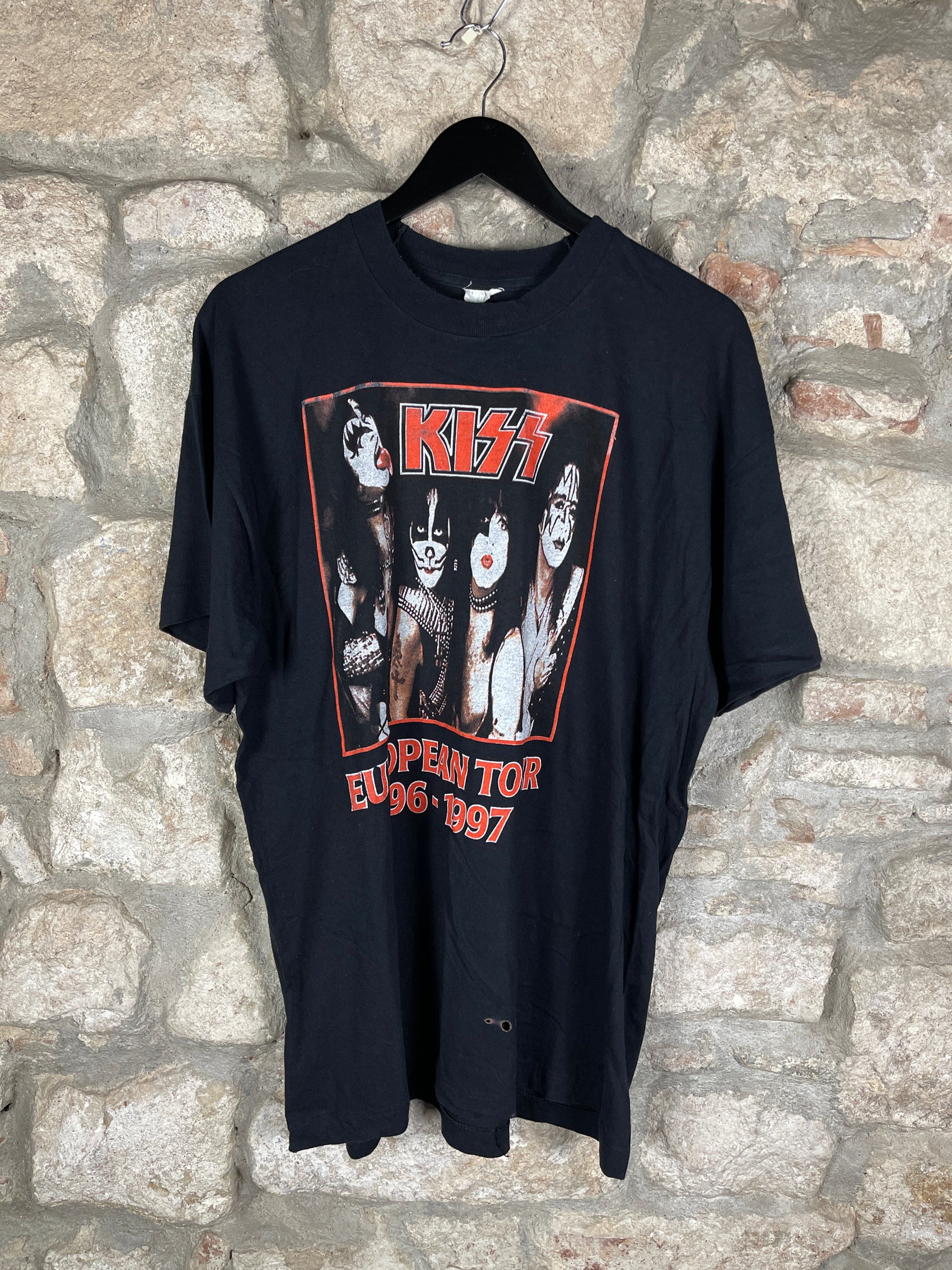 Vintage KISS T-Shirt Black 1997 XL/XXL