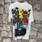 Vintage Racing T-Shirt White 90s L