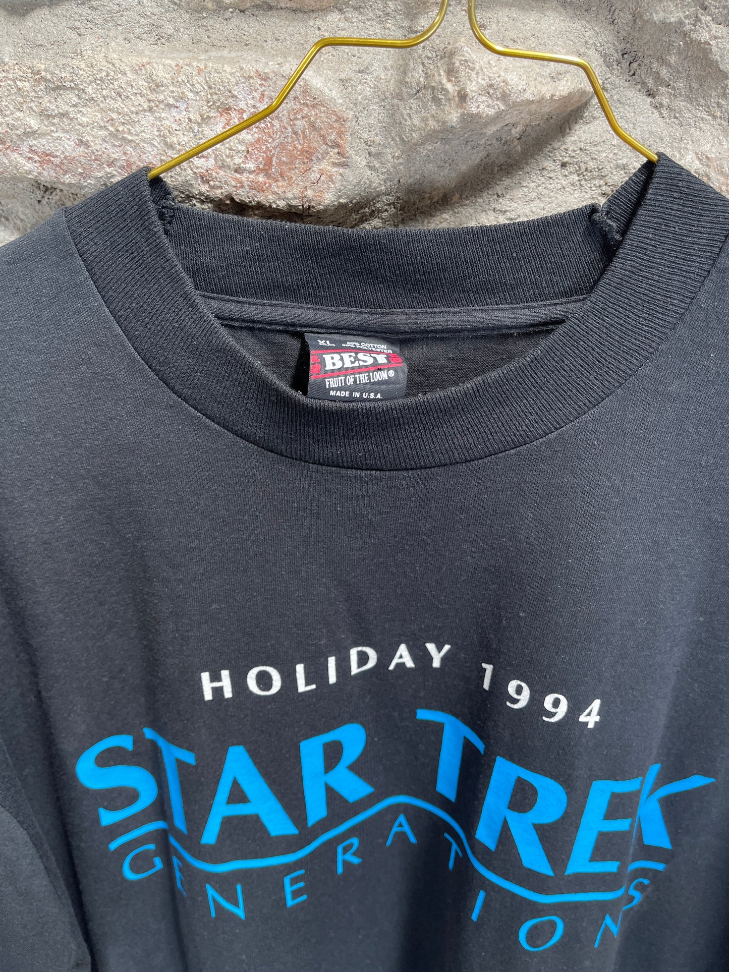 Vintage Star Treck T-Shirt Black 1994
