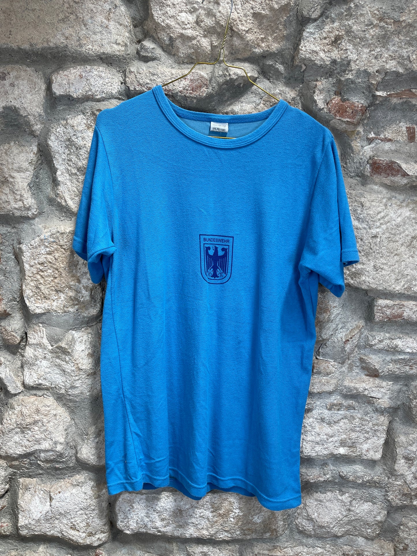 Vintage Bundeswehr T-Shirt Blue L