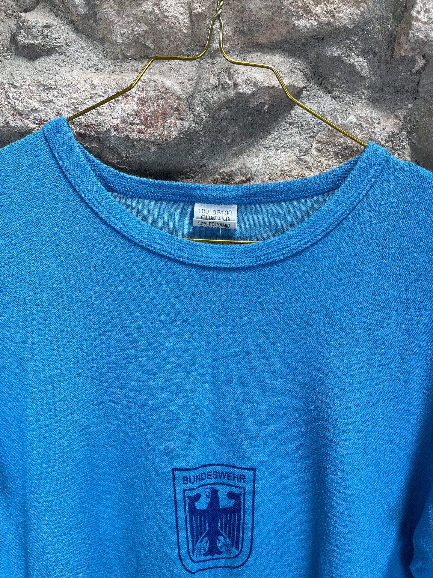 Vintage Bundeswehr T-Shirt Blue L