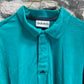 Vintage Adidas Equipment Polo Shirt Turquoise Green L