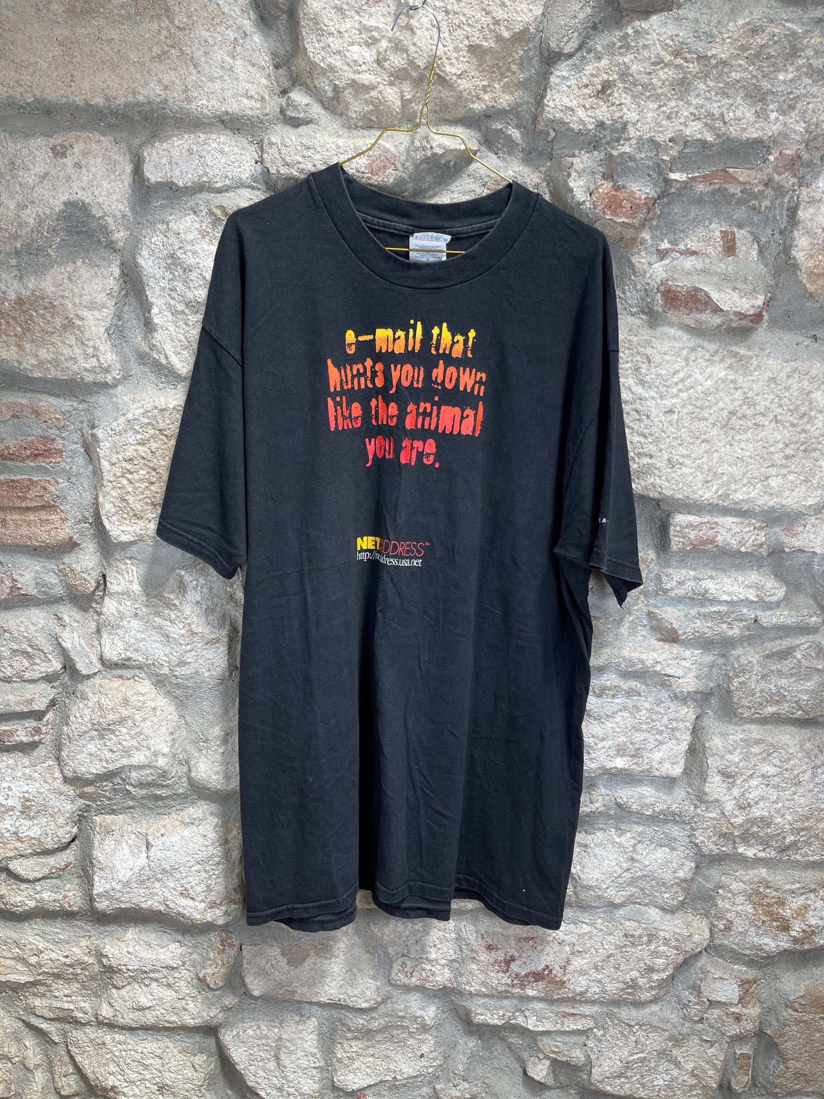 Vintage Black T-Shirt - XL/XXL