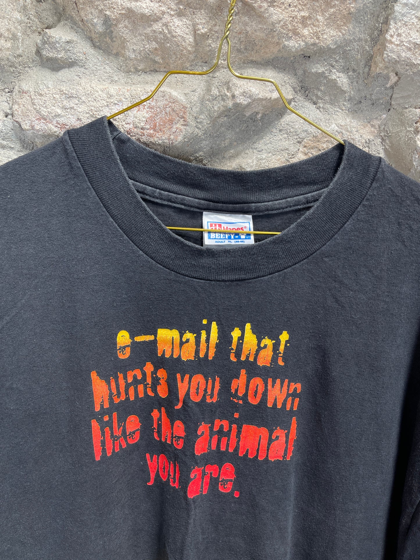 Vintage Black T-Shirt - XL/XXL