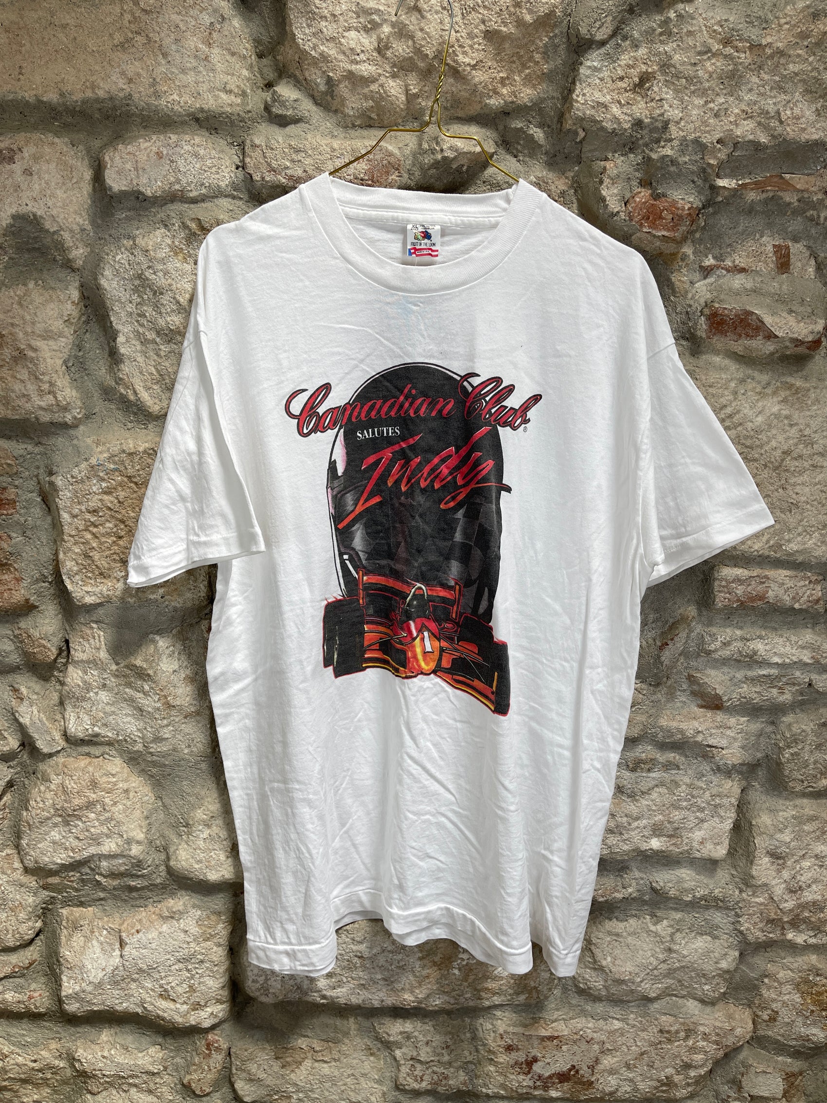 Vintage Canadian Club T-Shirt White XL