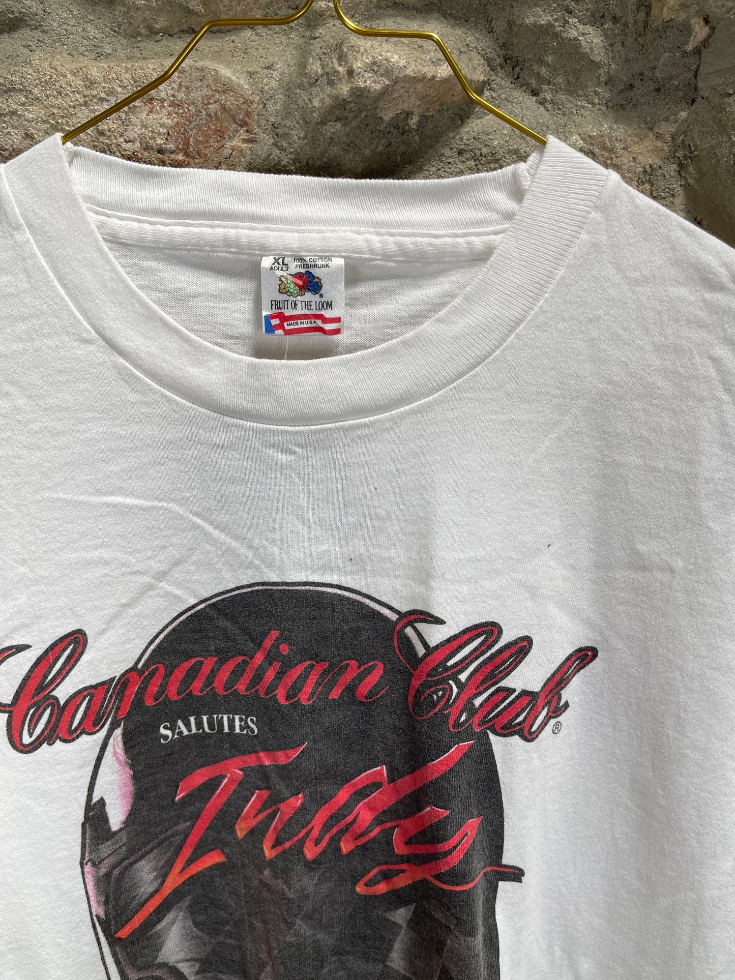Vintage Canadian Club T-Shirt White XL