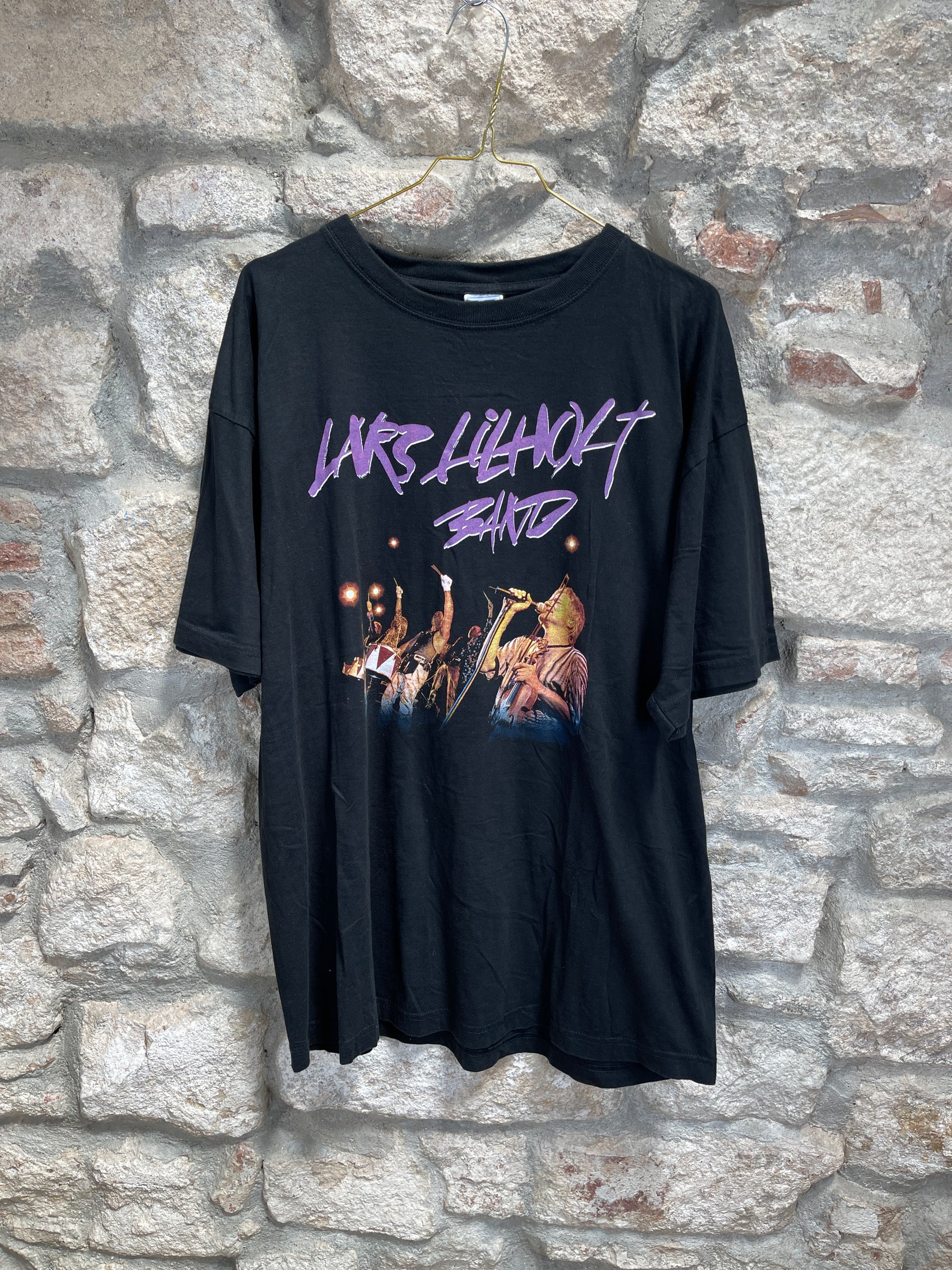 Vintage Lars Lilholt Band T-Shirt Black XL