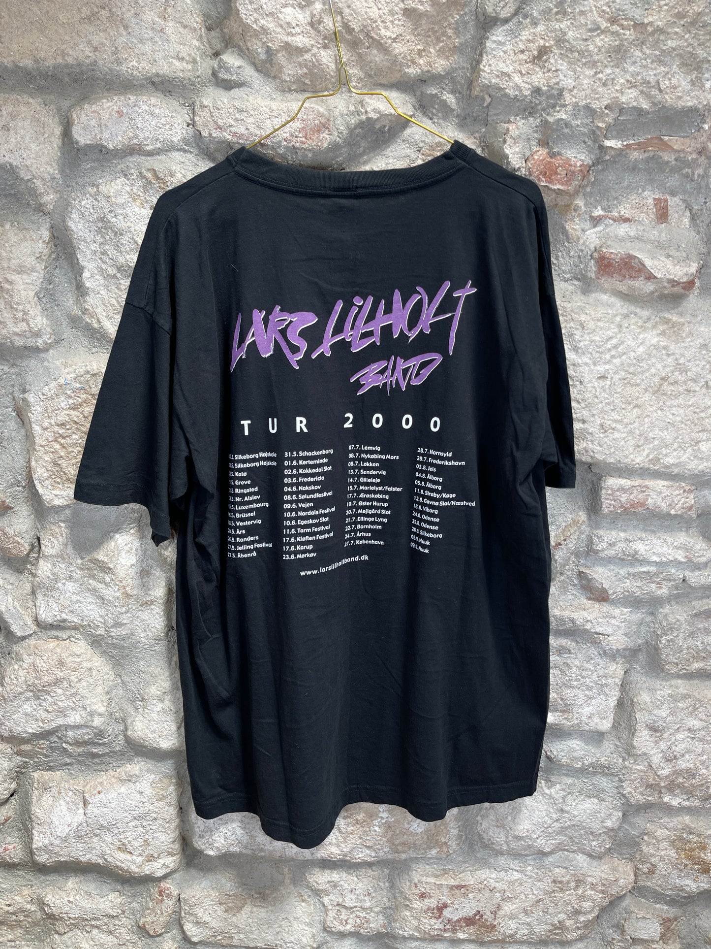 Vintage Lars Lilholt Band T-Shirt Black XL