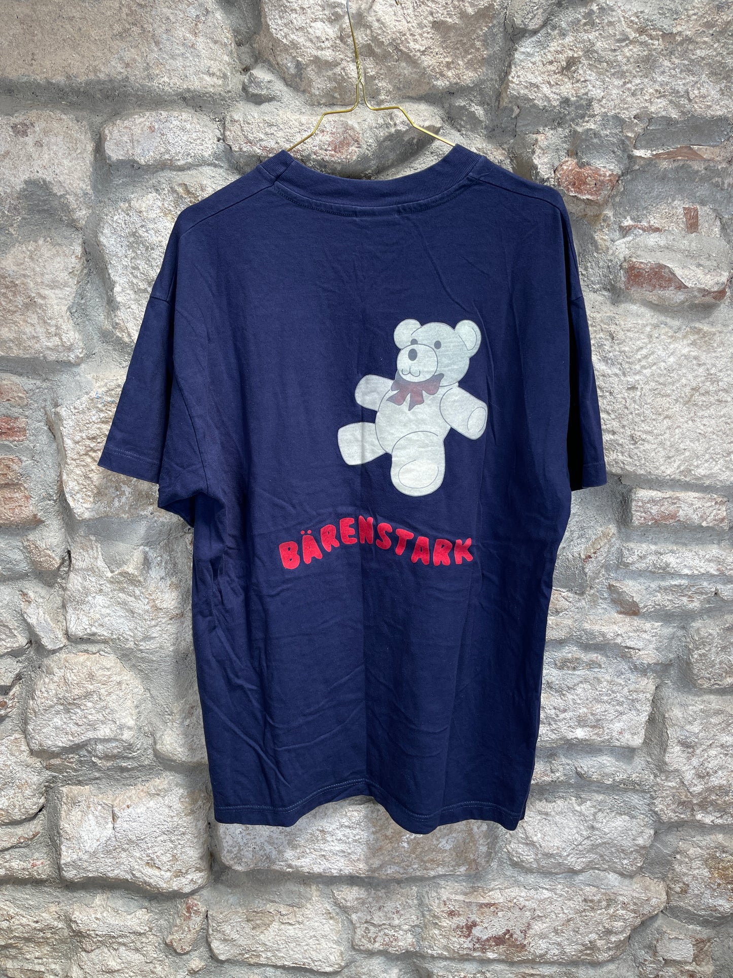 Vintage Hanes Sabine T-Shirt Navy L