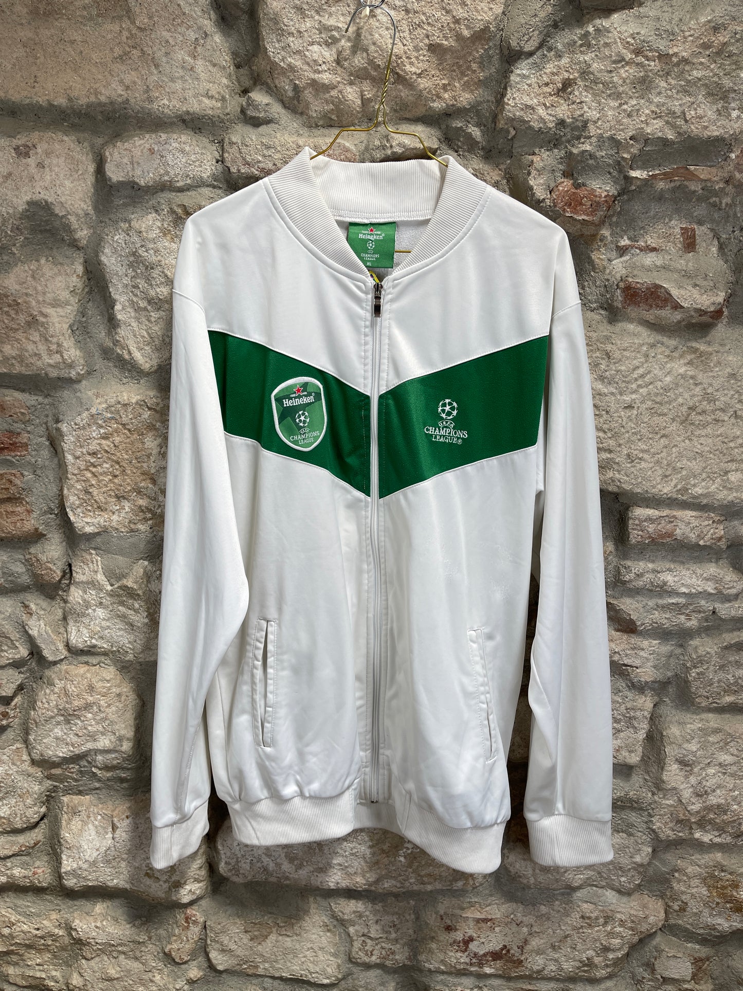 Y2K Heineken Champions League Zip Track Jacket XL