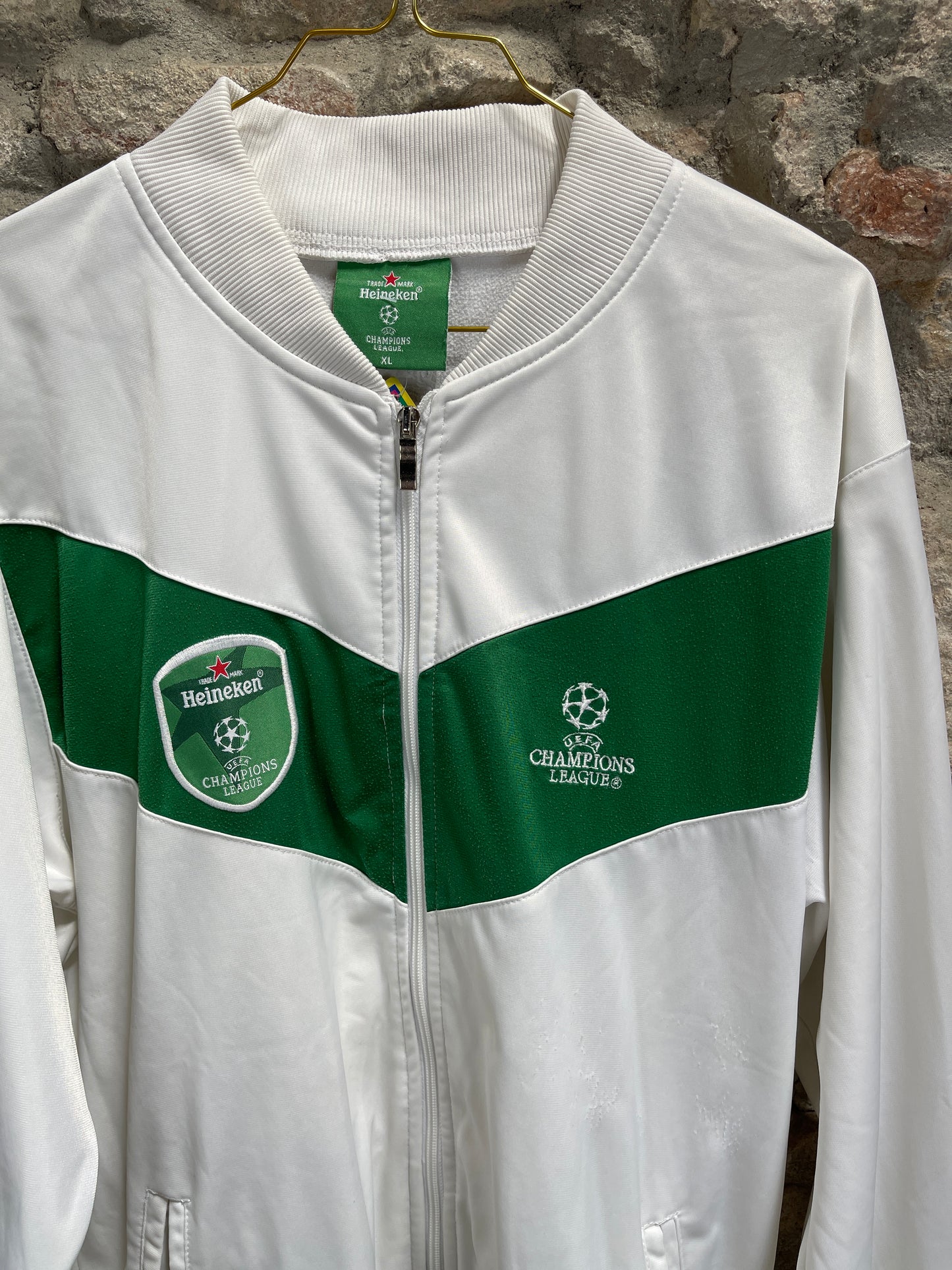 Y2K Heineken Champions League Zip Track Jacket XL