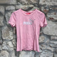 Y2K Puma Short Sleeve Top Rose XS