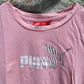 Y2K Puma Short Sleeve Top Rose XS