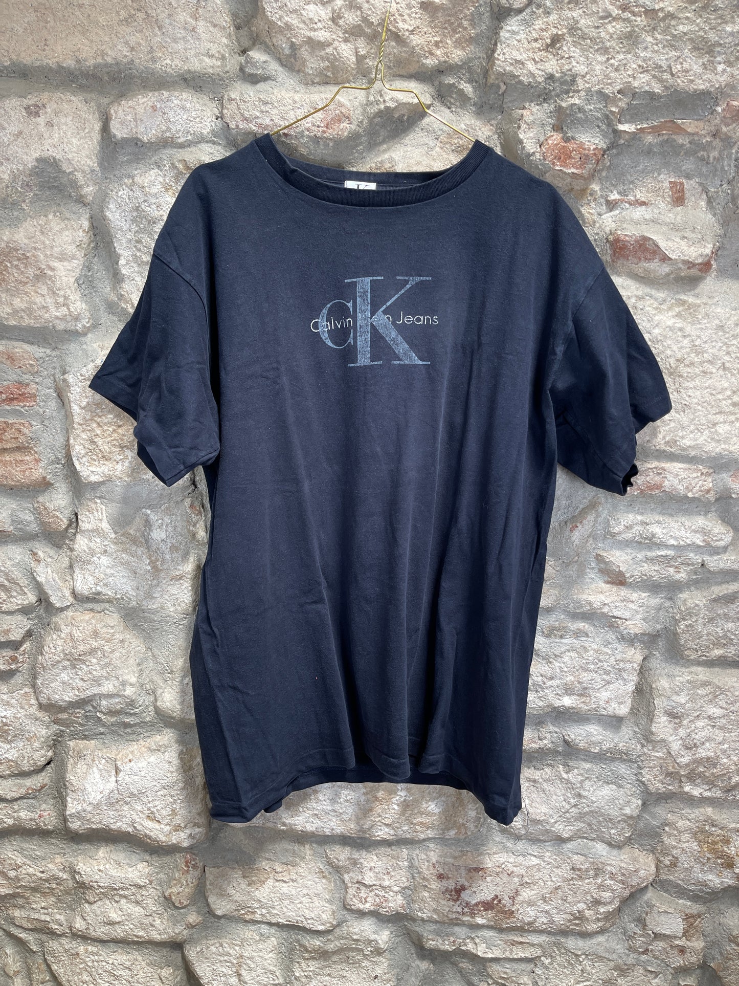 Vintage Calvin Klein T-Shirt Black SInglestitch XL