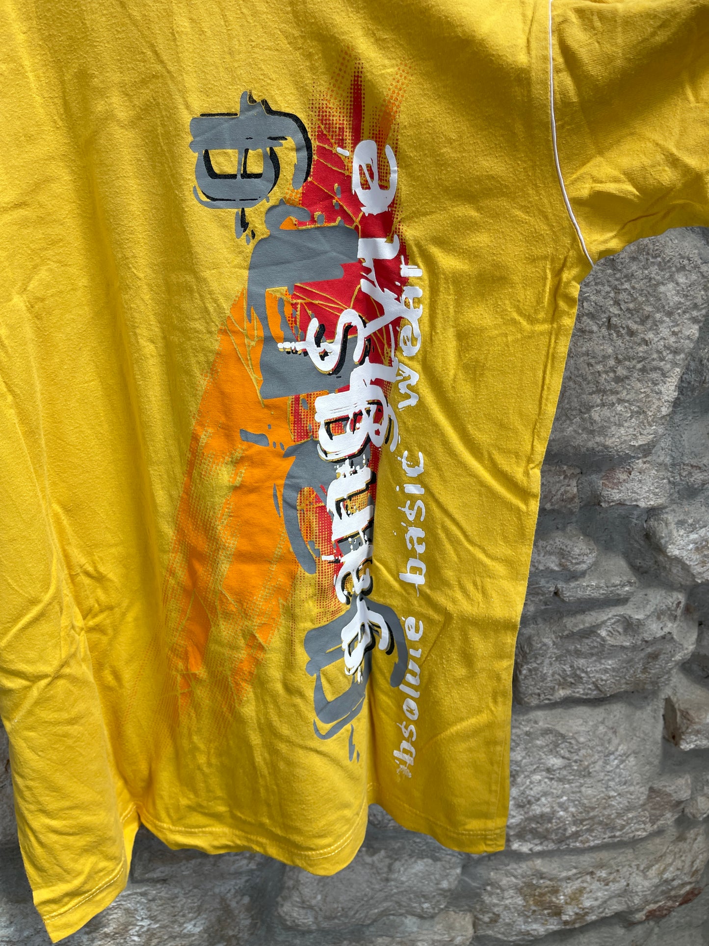 Y2K Gangs T-Shirt Yellow M