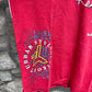 Y2K Black Out T-Shirt Red M