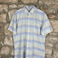 Vintage Short Sleeve Shirt Blue XL