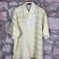Vintage Linen Short Sleeve Shirt Prestige XL