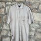 Vintage Rip Curl Short Sleeve Shirt Creme M/L