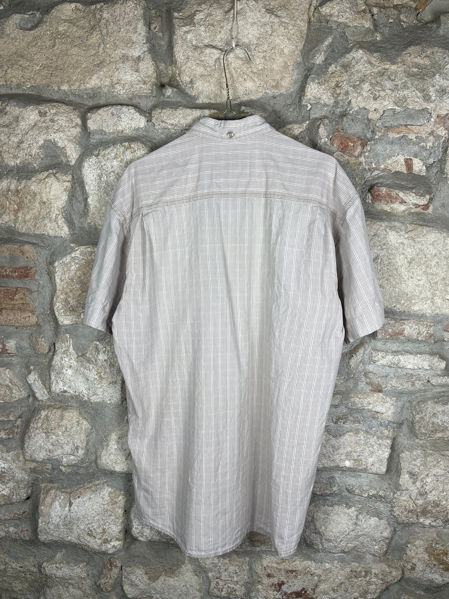 Vintage Rip Curl Short Sleeve Shirt Creme M/L