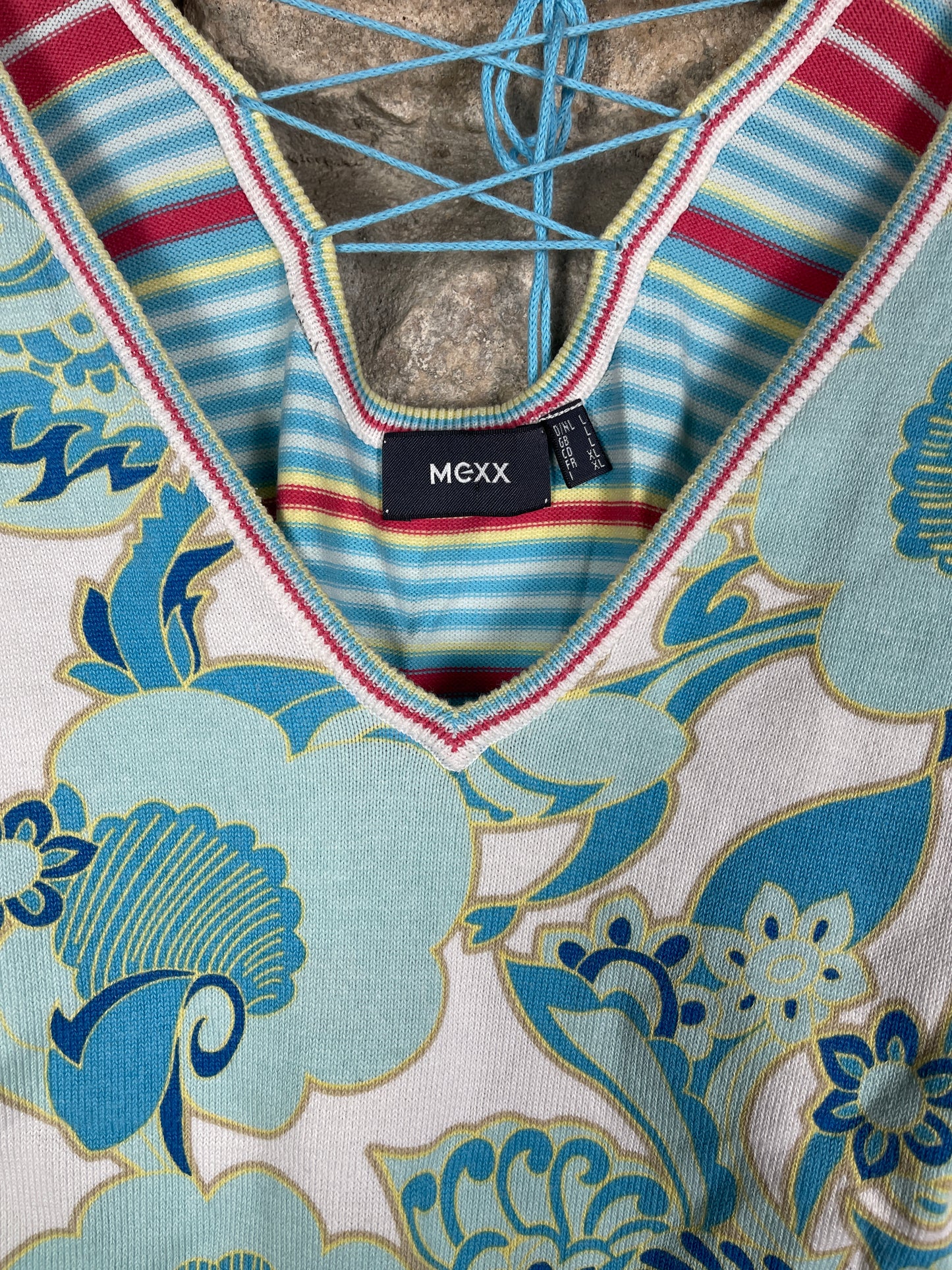 Y2K Mexx Sleeveless Top Blue L