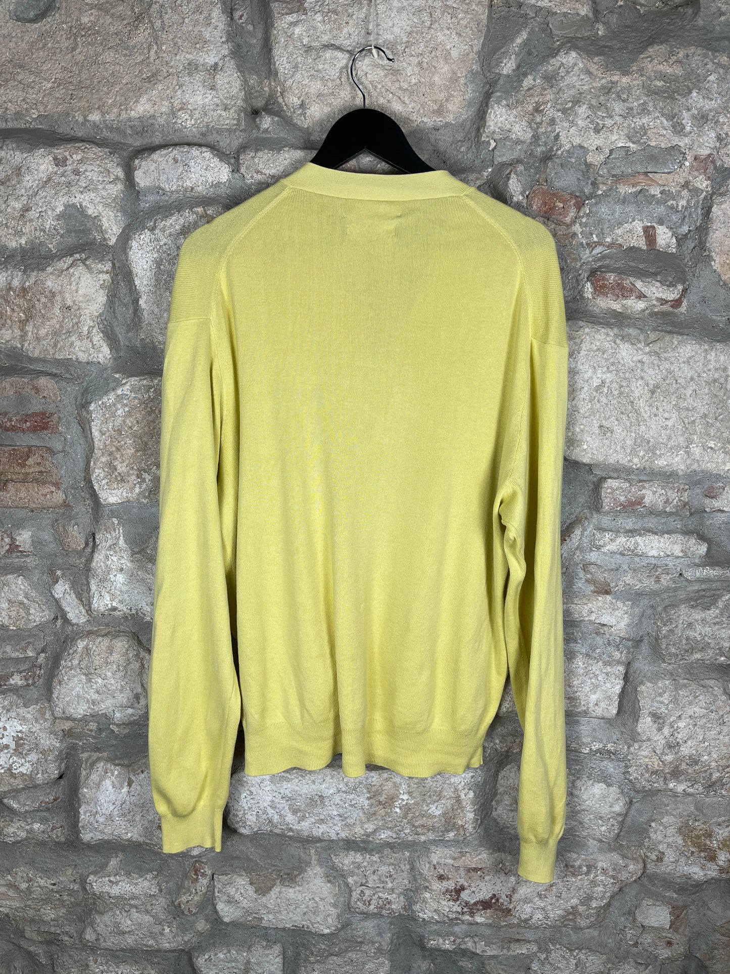 Vintage Polo Ralph Lauren Cardigan Yellow XL