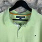 Vintage Tommy Hilfiger Sport Short Sleeve Polo Shirt Mint Green XL