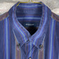 Vintage Burberry Long Sleeve Shirt Blue S/M