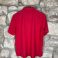 Vintage Burberry Short Sleeve Shirt Red XXL