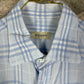 Vintage Burberry Long Sleeve Shirt Blue L