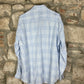 Vintage Burberry Long Sleeve Shirt Blue L