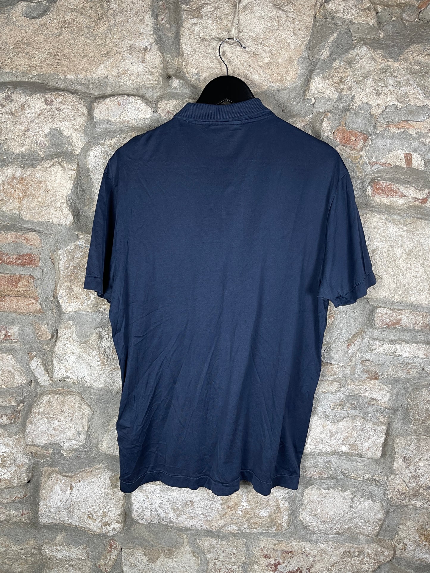 Stone Island Short Sleeve Polo Shirt Navy XL