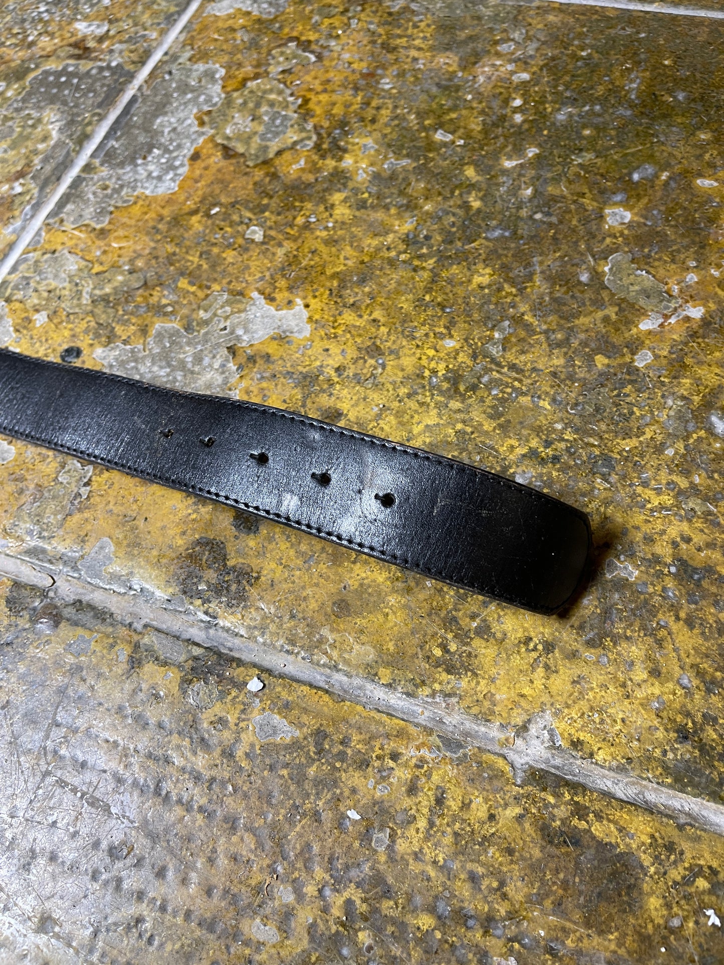 Playboy Vegan Leather Belt 'I only Date Playmates' Black