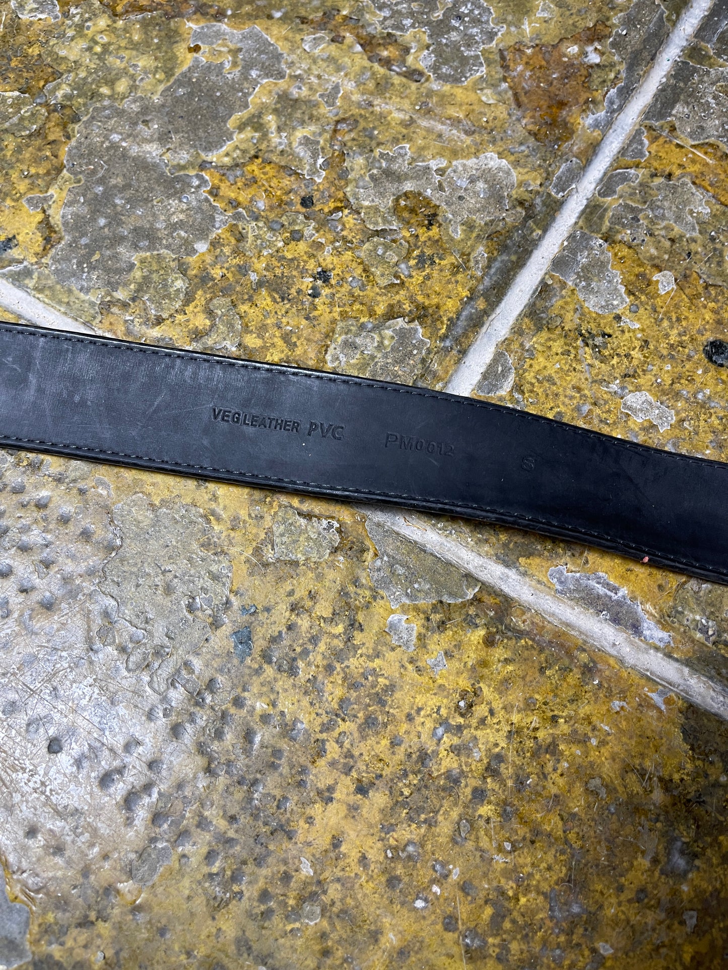 Playboy Vegan Leather Belt 'I only Date Playmates' Black