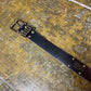 ED Hardy Leather Belt 2000s Y2k Brown Beige