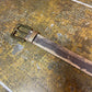 Miss Sixty Leather Belt Brown Shiny Gold 2000s Y2k